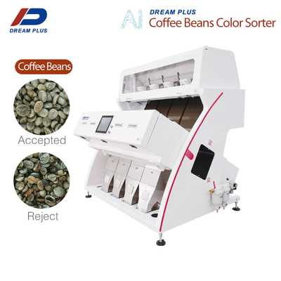 CCD RGB 카메라 커피 콩 분류 기계 4 슈트