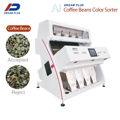 CCD RGB 카메라 커피 콩 분류 기계 4 슈트