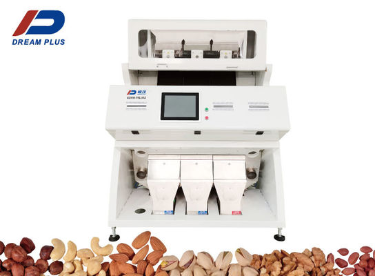 2Kw 견과류 색상 분류기 헤이즐넛 분류 기계 600-1200kg/h