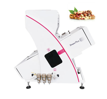 64 채널이 있는 마카다미아 커널 쉘 미니 컬러 분류기 500kg/H