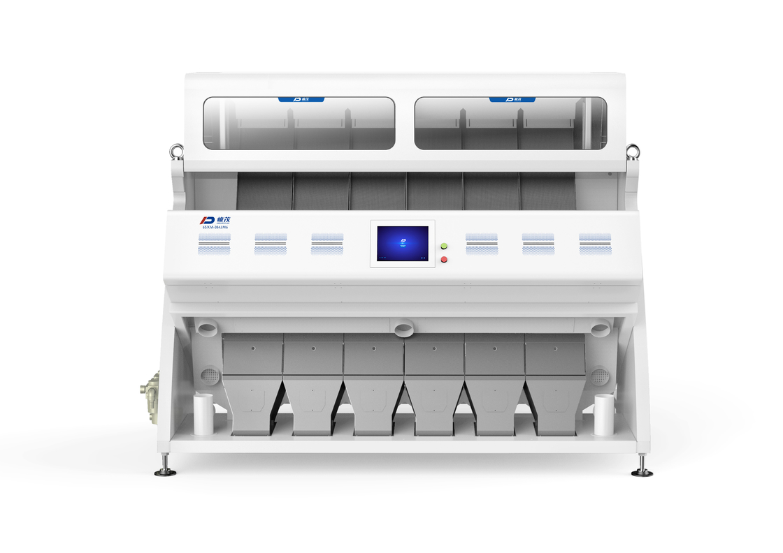 6SXM-384JM6 풀 컬러 광학 플라스틱 소팅 머신 0.5 - 0.8Mpa 압력