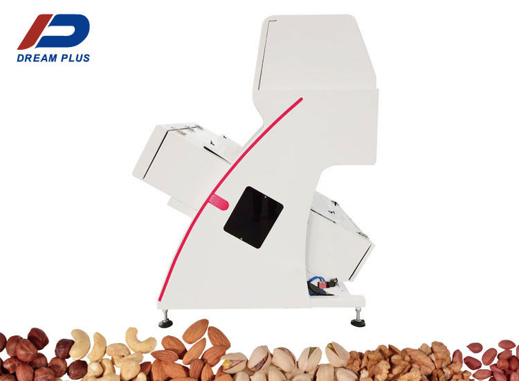 2Kw 견과류 색상 분류기 헤이즐넛 분류 기계 600-1200kg/h