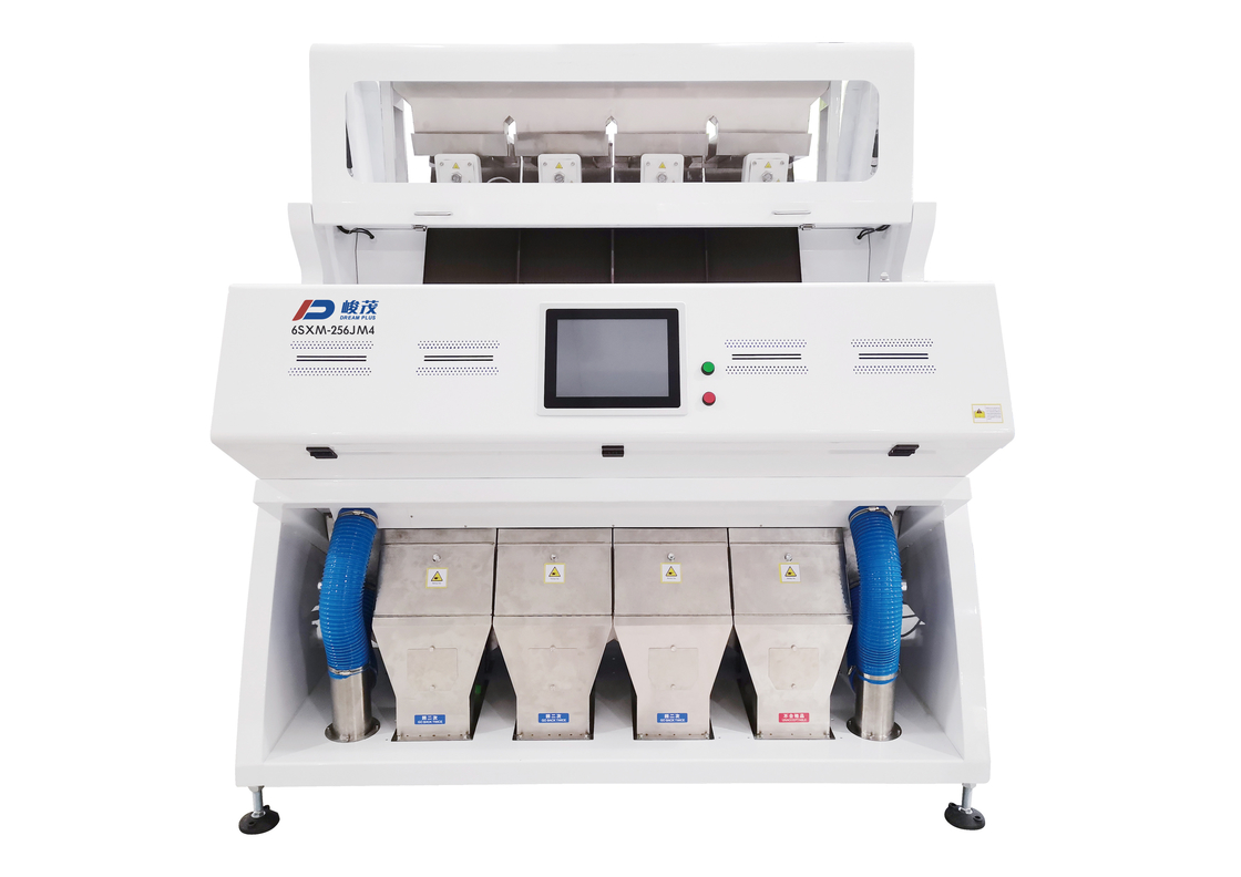 220V 50HZ 1.8KW 광학 낟알색 분류기 기계 3 급류